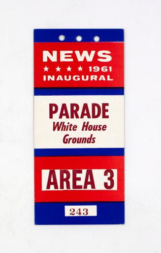 News Pass: Parade; White House Grounds