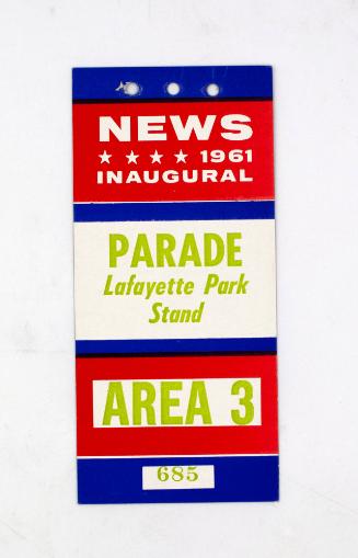News Pass: Parade; Lafayette Park
