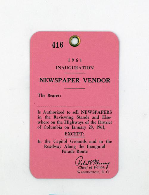 2 Newspaper Vendor Passes