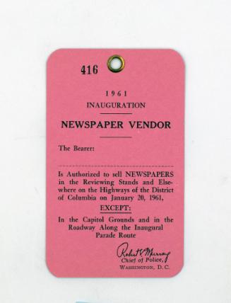 2 Newspaper Vendor Passes