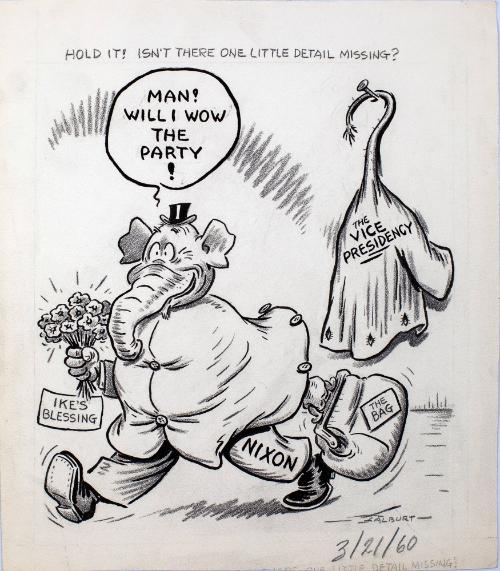 Hold It! Isn't There One Little Detail Missing?" Cartoon