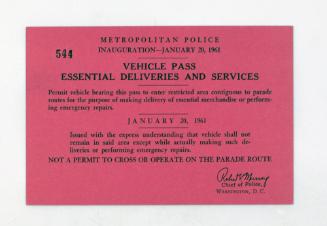 2 Inaugural Vehicle Passes