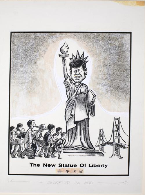 "The New Statue Of Liberty" Cartoon