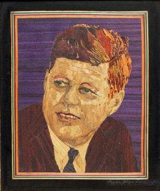 Mosaic Portrait of John F. Kennedy