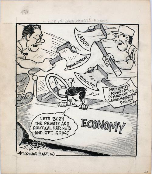 "Not In Each Others Heads" Cartoon