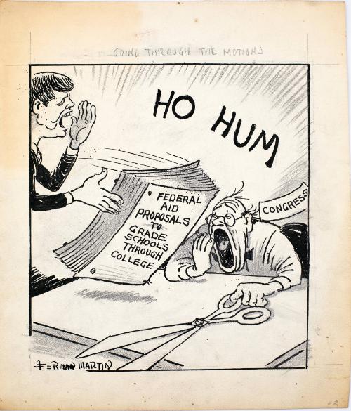 "Going Through the Motions" Cartoon