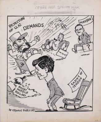 "Crying Over Spilled Milk" Cartoon