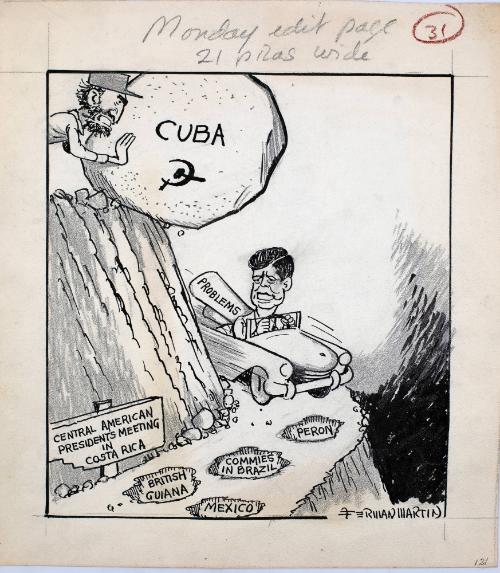 "Central American Presidents Meeting" Cartoon