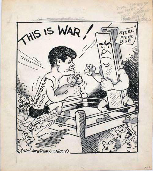 "Central American Presidents Meeting" Cartoon