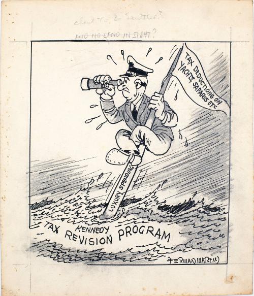 "And No Land in Sight" Cartoon