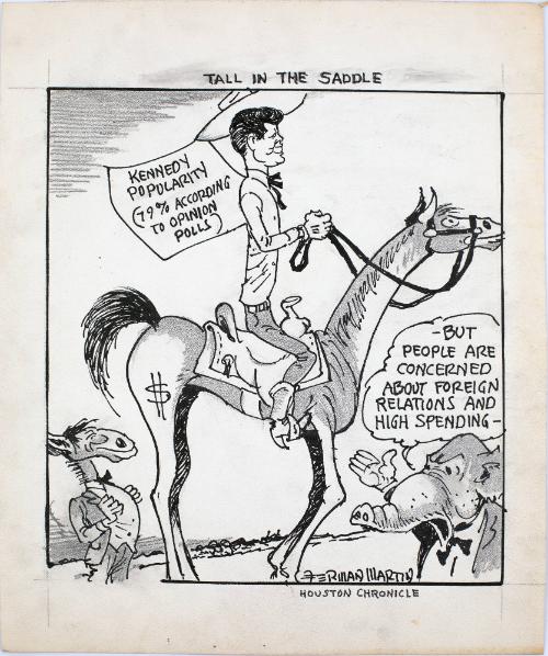 "Tall In The Saddle" Cartoon