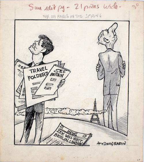 "Nix on Paris in Spring" Cartoon