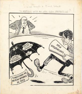 "To Replace with An Iron Clad Protection?" Cartoon