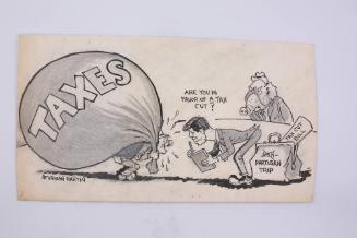 "Are You In Favor of a Tax Cut?" Cartoon