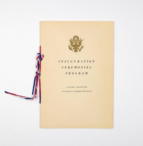 Invitation to the 1961 Presidential Inauguration: Inaugural Ceremonies Program