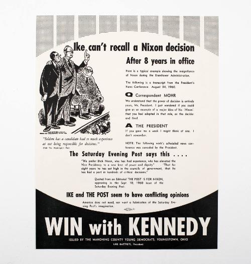 "Win with Kennedy" Campaign Flier