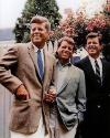 John F. Kennedy, Robert F. Kennedy, and Edward M. Kennedy (image public domain)