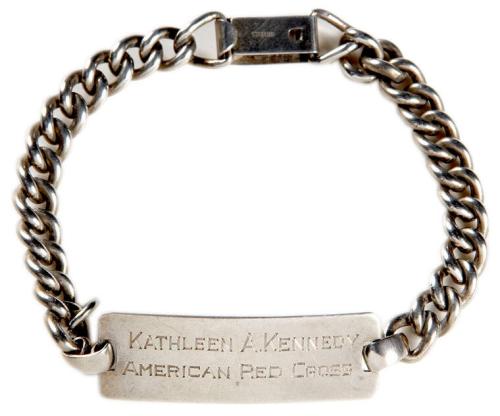 American Red Cross ID Bracelet for Kathleen Kennedy