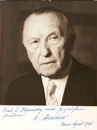 Chancellor Konrad Adenauer