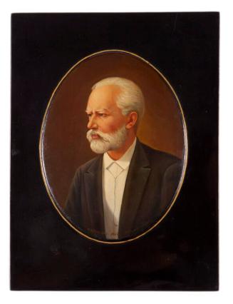 Miniature Portrait of Tchaikovsky