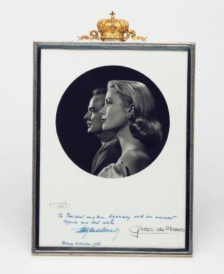 Photograph of Prince Rainier and Princess Grace