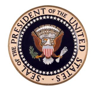 Presidential Seal from State Department Lectern