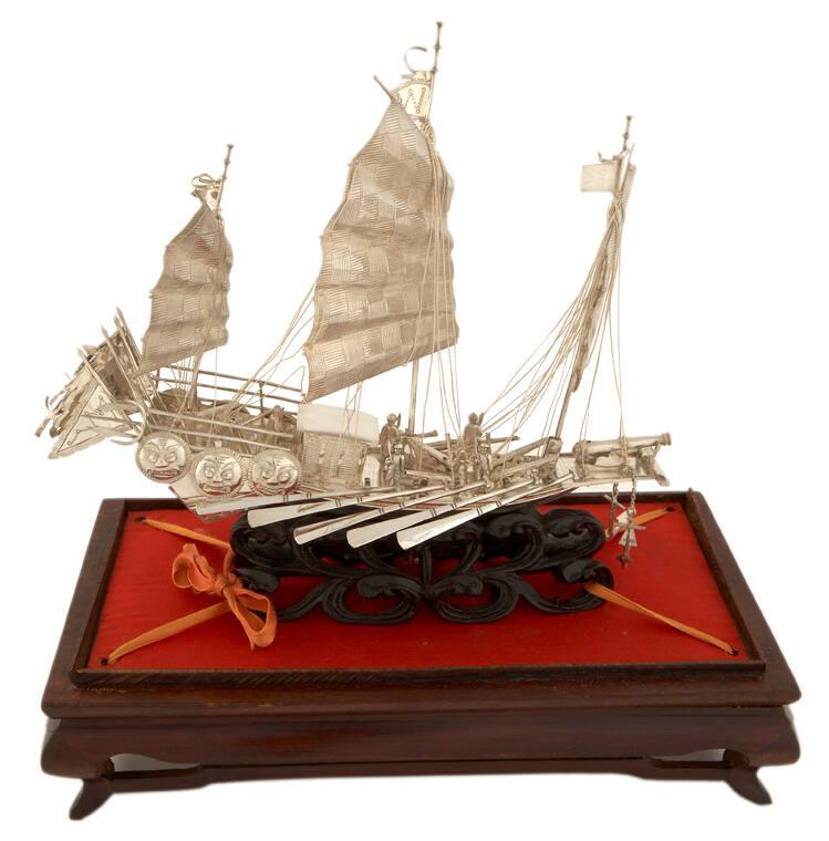 Model of Chinese Junk of War – All Artifacts – The John F. Kennedy 