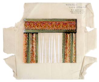 Rendering of Valance for the White House Lincoln Sitting Room