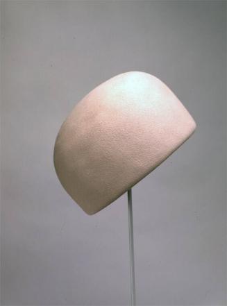 Beige Pillbox Hat