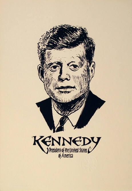 Print of John F. Kennedy