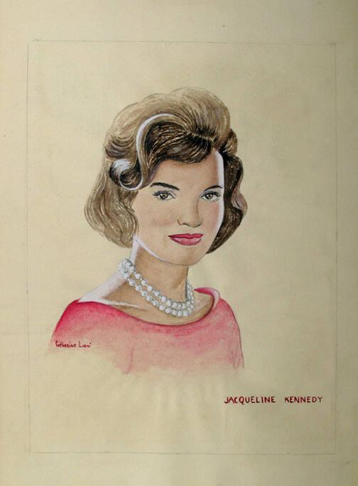 Portrait Of Jacqueline Kennedy All Artifacts The John F Kennedy