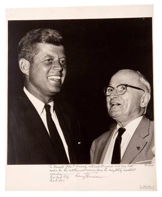 John F. Kennedy and Harry S. Truman