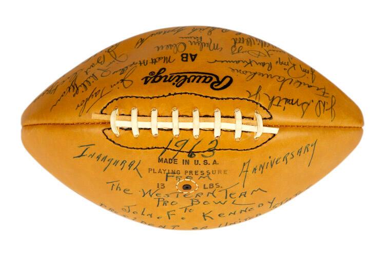 1992 National Football Conference Pro Bowl Team Signed Football