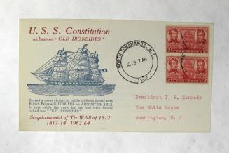Commemorative Envelope: U.S.S Constitution, Sesquicentennial of the War of 1812