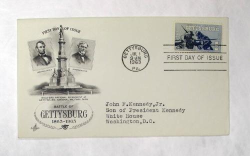 First Day Cover: 5-cent Battle of Gettysburg Centennial U.S Postage Stamp
