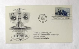 First Day Cover: 5-cent Battle of Gettysburg Centennial U.S Postage Stamp
