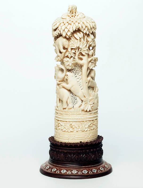 Lamp with Floral and Faunal Motifs – All Artifacts – The John F ...