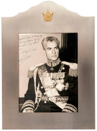 Photograph of Shah of Iran Mohammad Reza Pahlavi