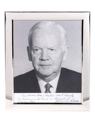 Photograph of President of the Federal Republic of Germany Heinrich Lubke