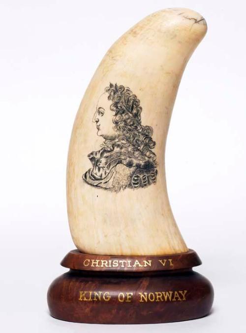 King of Norway Scrimshaw