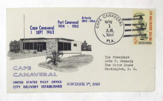 Commemorative Cachet: Establishment of City Delivery in Cape Canaveral, Florida