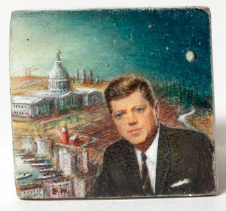 Miniature Portrait of President Kennedy