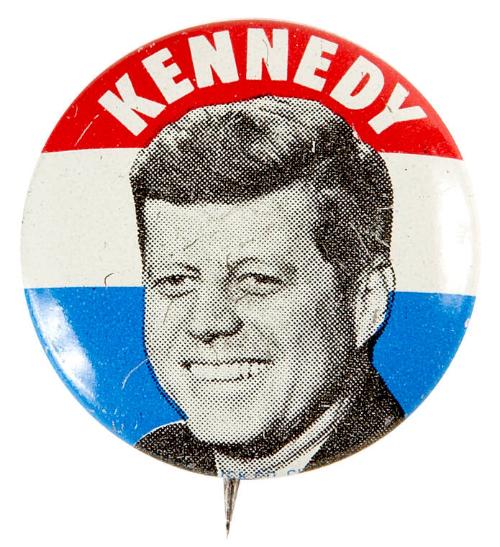 Kennedy Campaign Button All Artifacts The John F Kennedy Presidential Library And Museum