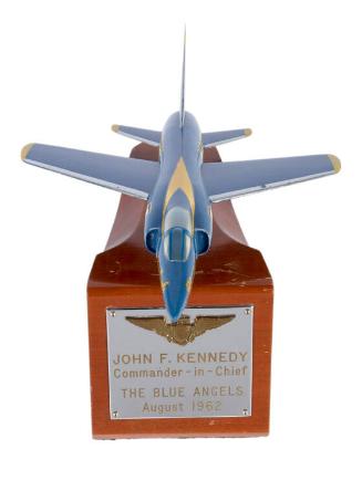 Model of Blue Angel F-11 Tiger Navy Jet Fighter