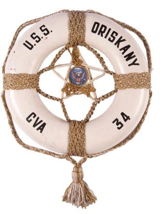 Life Preserver From U.S.S. Oriskany