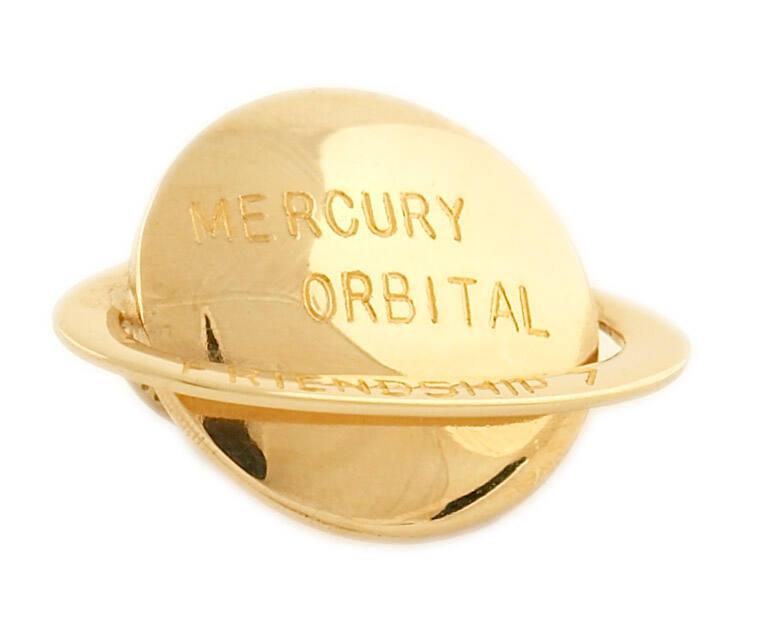 Aviation and Space Mercury Enamel Pin