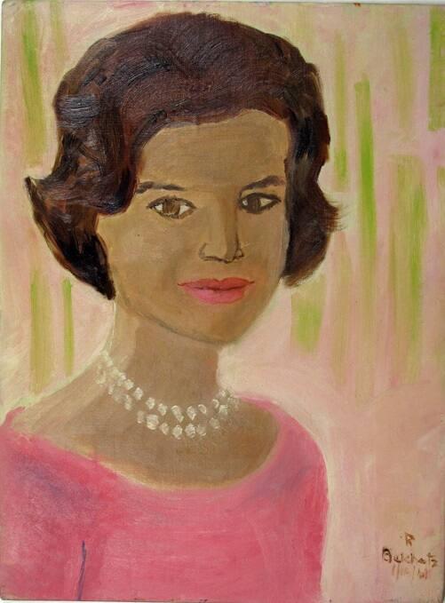 Portrait Of Jacqueline Kennedy All Artifacts The John F Kennedy