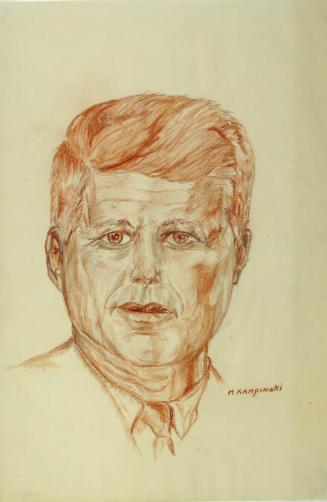 Sketch of John F. Kennedy