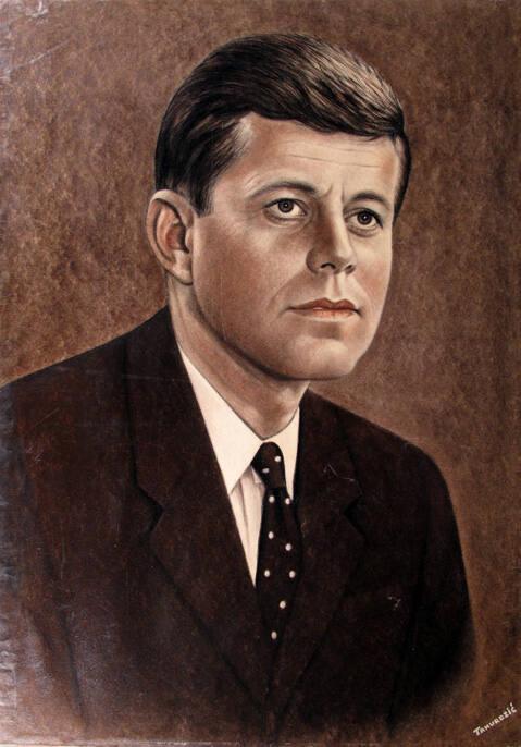 Reprint of a Portrait of John F. Kennedy – All Artifacts – The John F ...