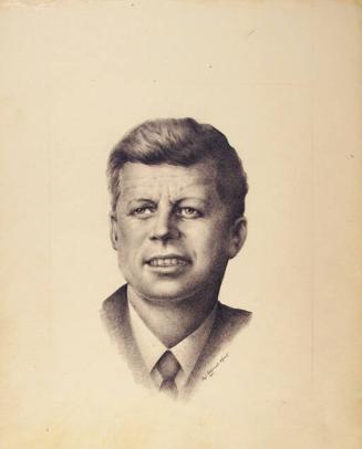 Sketch of John F. Kennedy